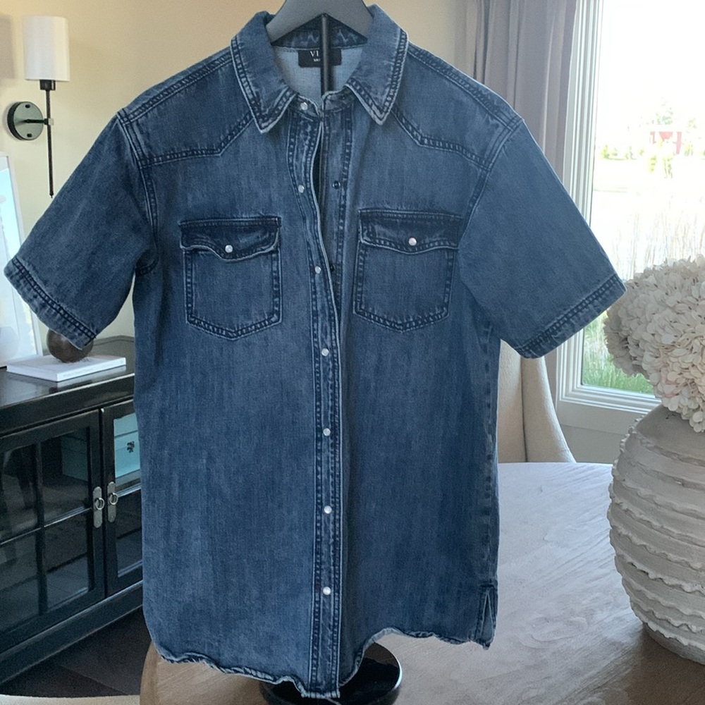 Denim Shacket - Picture 5 of 7